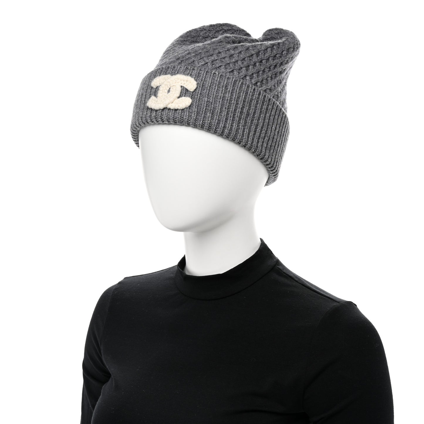 Cashmere CC Beanie Hat Grey