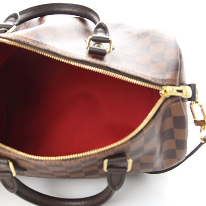 Louis Vuitton Damier Ebene Speedy Bandouliere 30 5 of 14