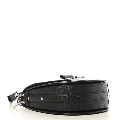 MCM Grained Calfskin Small Patricia Shoulder Bag Black 3 of 11