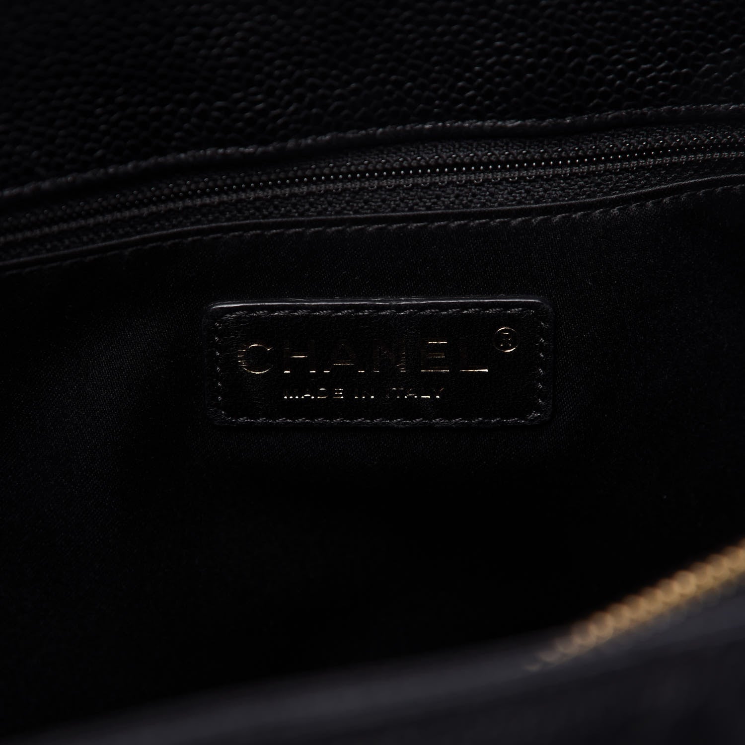 Chanel Caviar Quilted Grand Shopping Tote GST Black 8 of 10