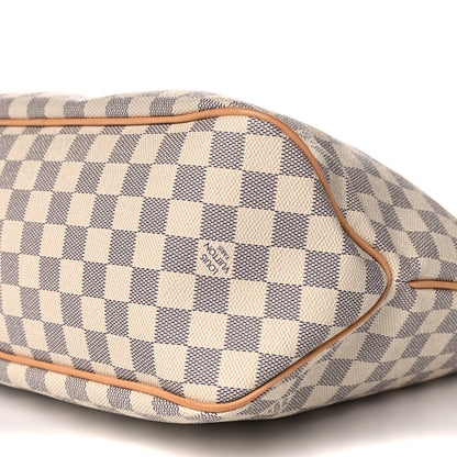 Louis Vuitton Damier Azur Delightful MM Rose Ballerine 9 of 12