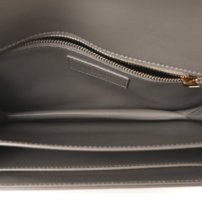 Saint Laurent Smooth Calfskin Le Maillon Satchel Greyish Brown 5 of 10
