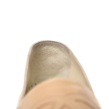 Chanel Lambskin CC Espadrilles 37 Beige Black 9 of 10