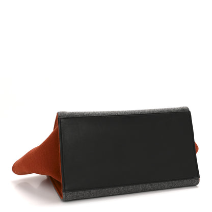 Celine Felt Smooth Calfskin Tri-color Medium Trapeze Brick 4 of 12