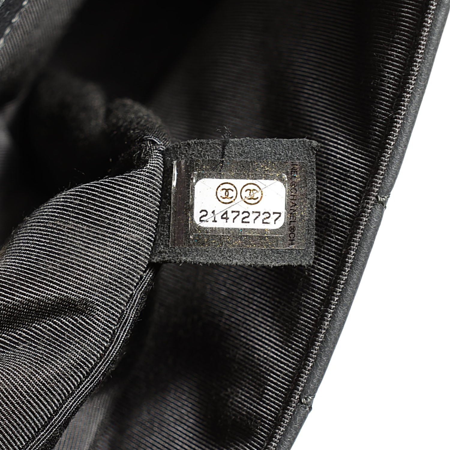 Chanel Calfskin Quilted Bi-Color Mini Flap Grey Black 8 of 9