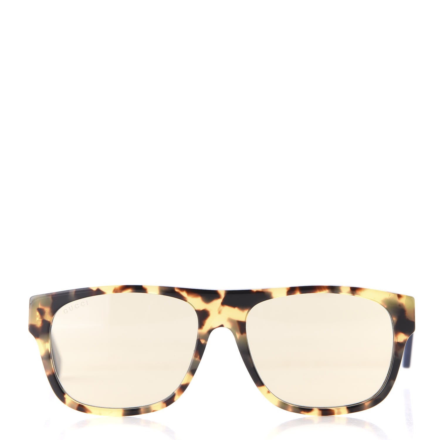 Gucci Acetate Square Frame Web Sunglasses GG0341S Tortoise 2 of 9
