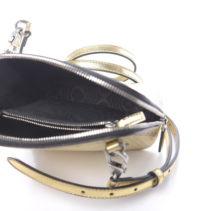 Gucci X SEGA Calfskin GUCCY Stars Mini Dome Shoulder Bag Gold 5 of 11