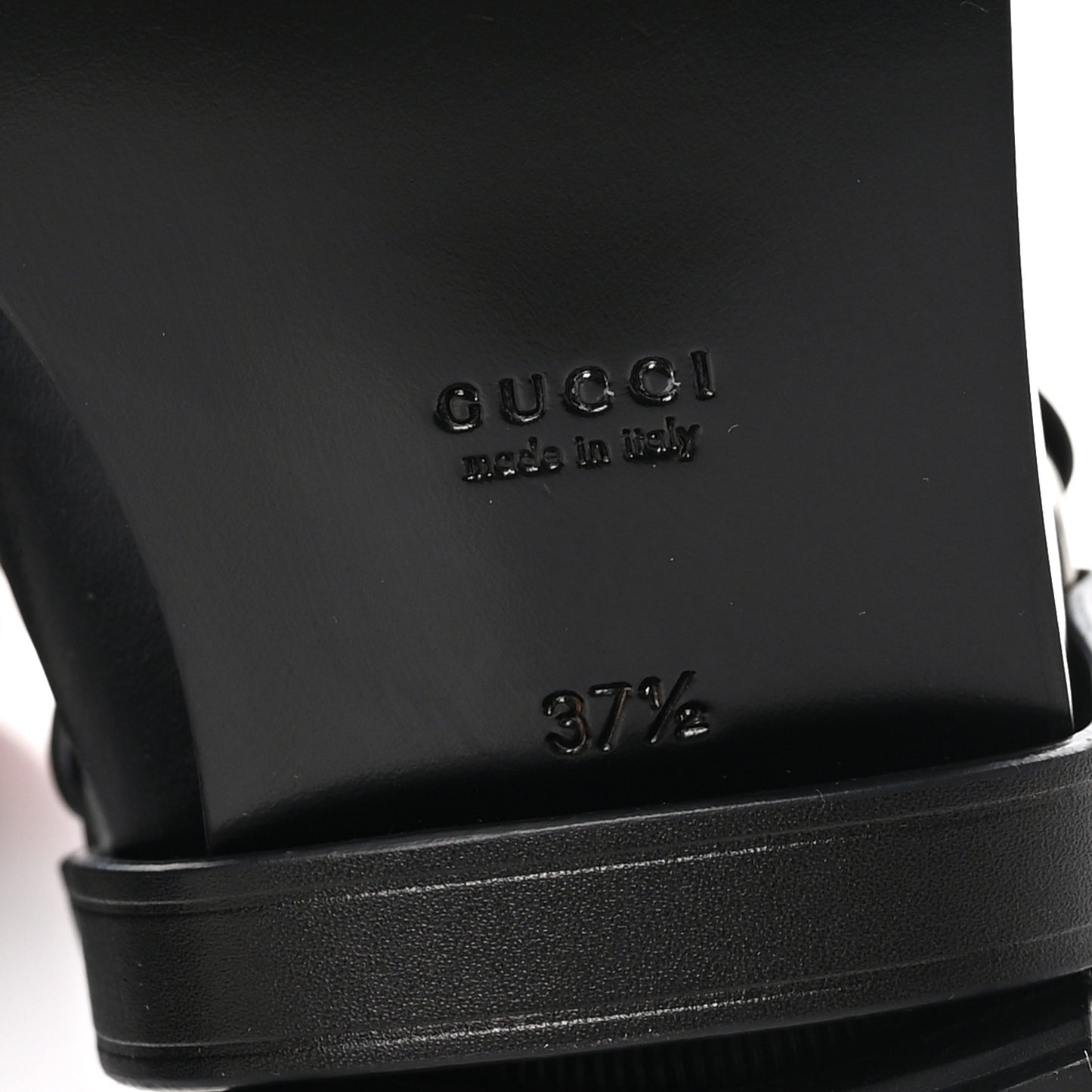 Calfskin Zelda Harness Riding Boots 37.5 Black Amber