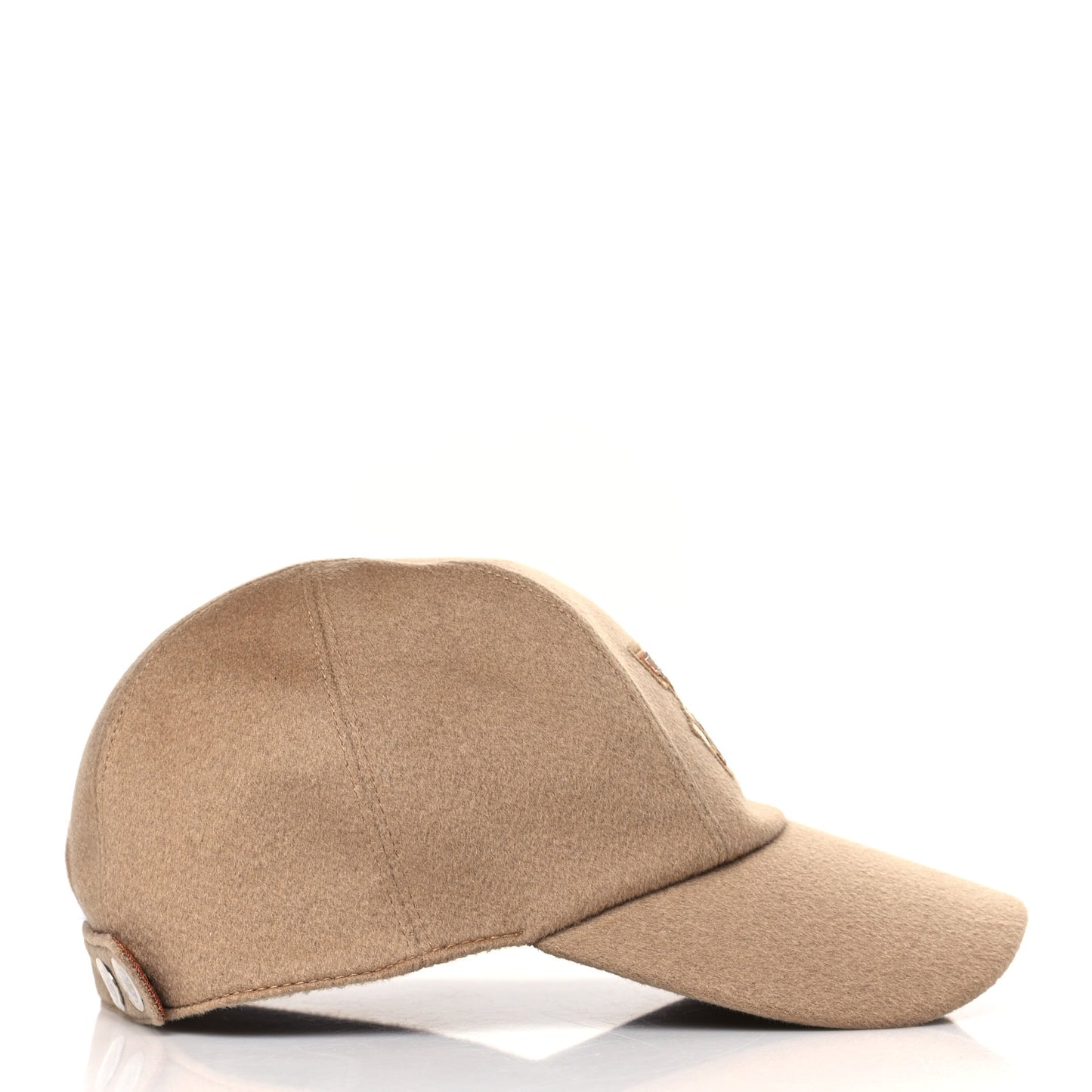Cashmere Canvas Swift Davis H Sellier Cap 58 Beige Camel
