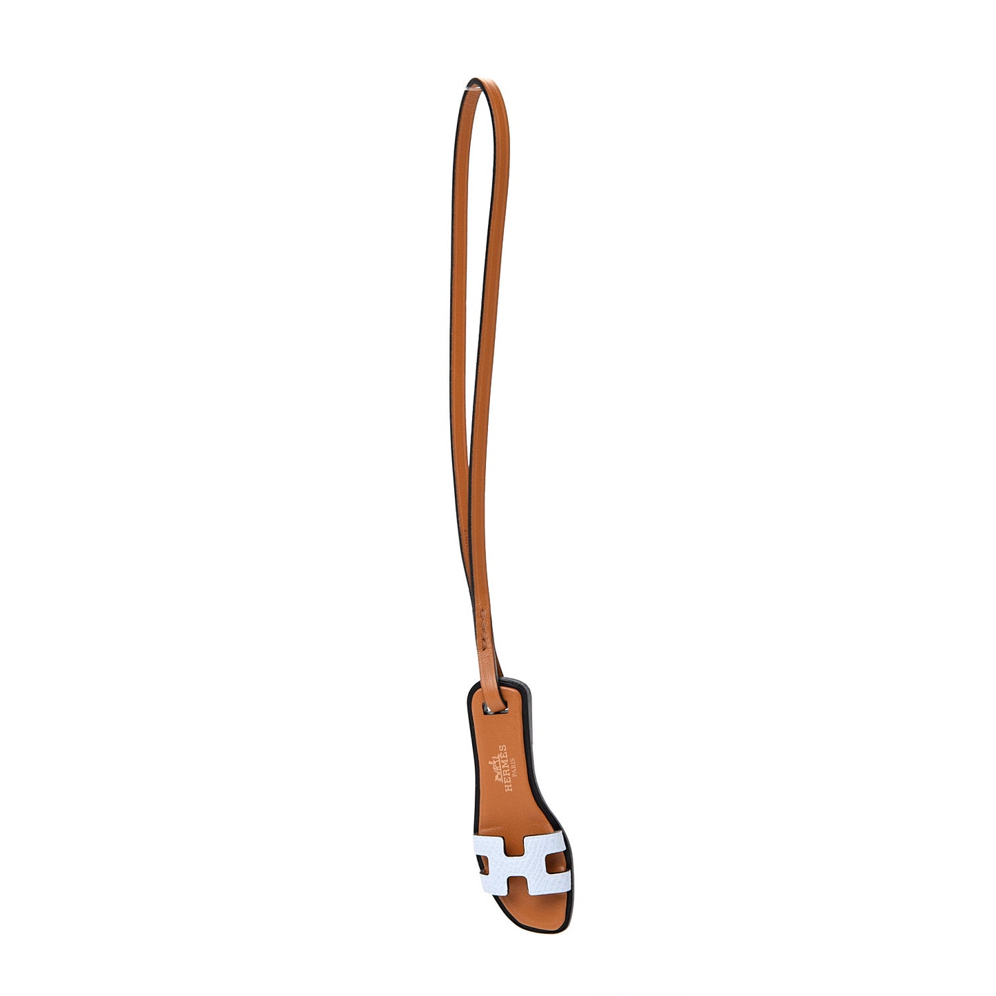 Epsom Butler Calfskin Hunter Oran Nano Bag Charm Bleu Brume