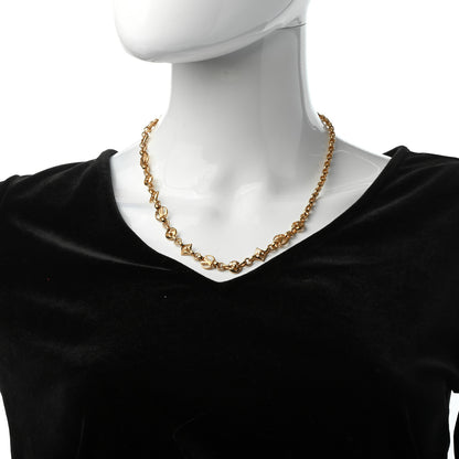 Louis Vuitton Metal Crazy In Lock Necklace Gold 2 of 5