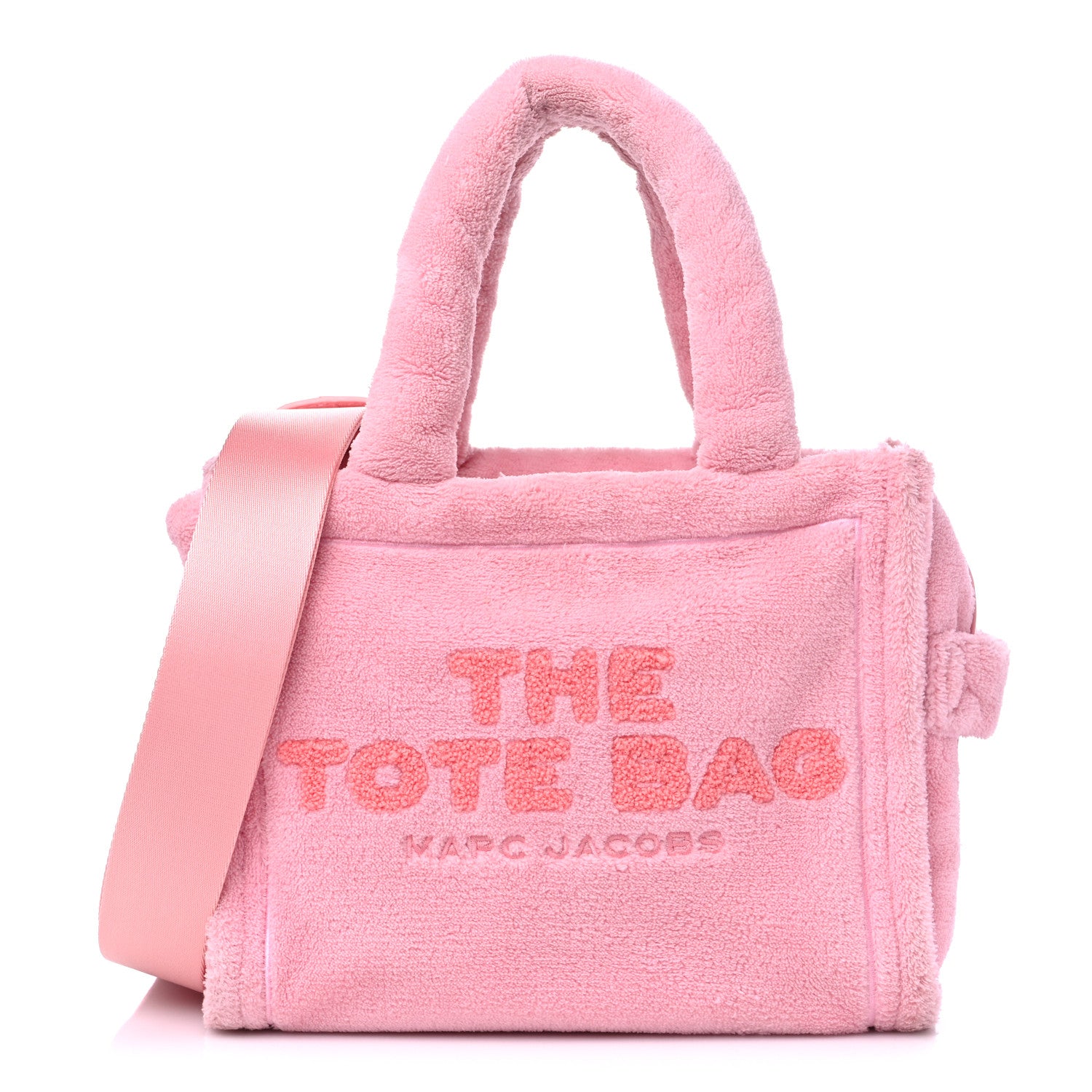 Marc Jacobs Polyester Mini Terry Tote Bag Light Pink 1240354