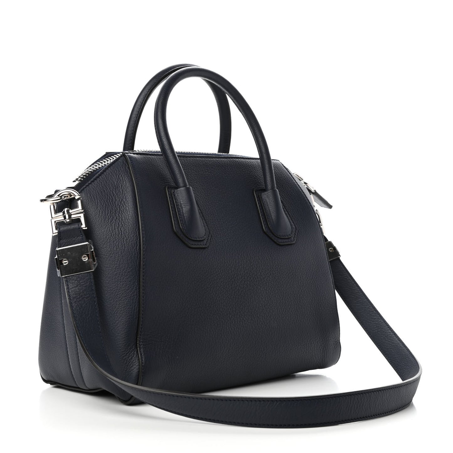 Sugar Goatskin Small Antigona Navy