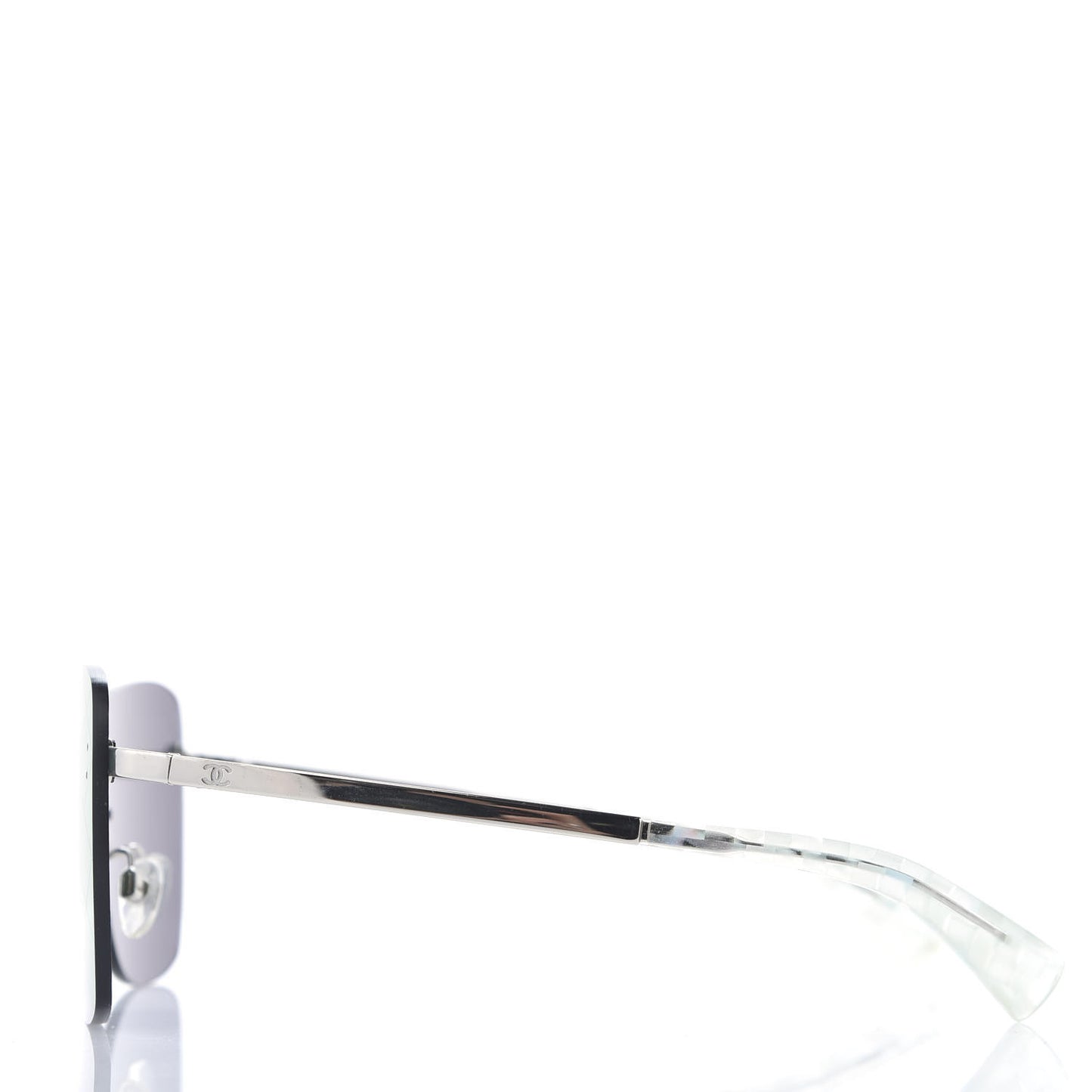 Shield Runway Sunglasses 4215 Silver Purple