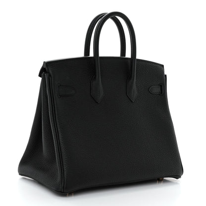 Hermes Togo Birkin 25 Black 3 of 13