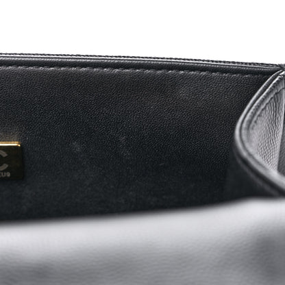 Chanel Caviar Quilted Small Boy Flap Black 10 of 10