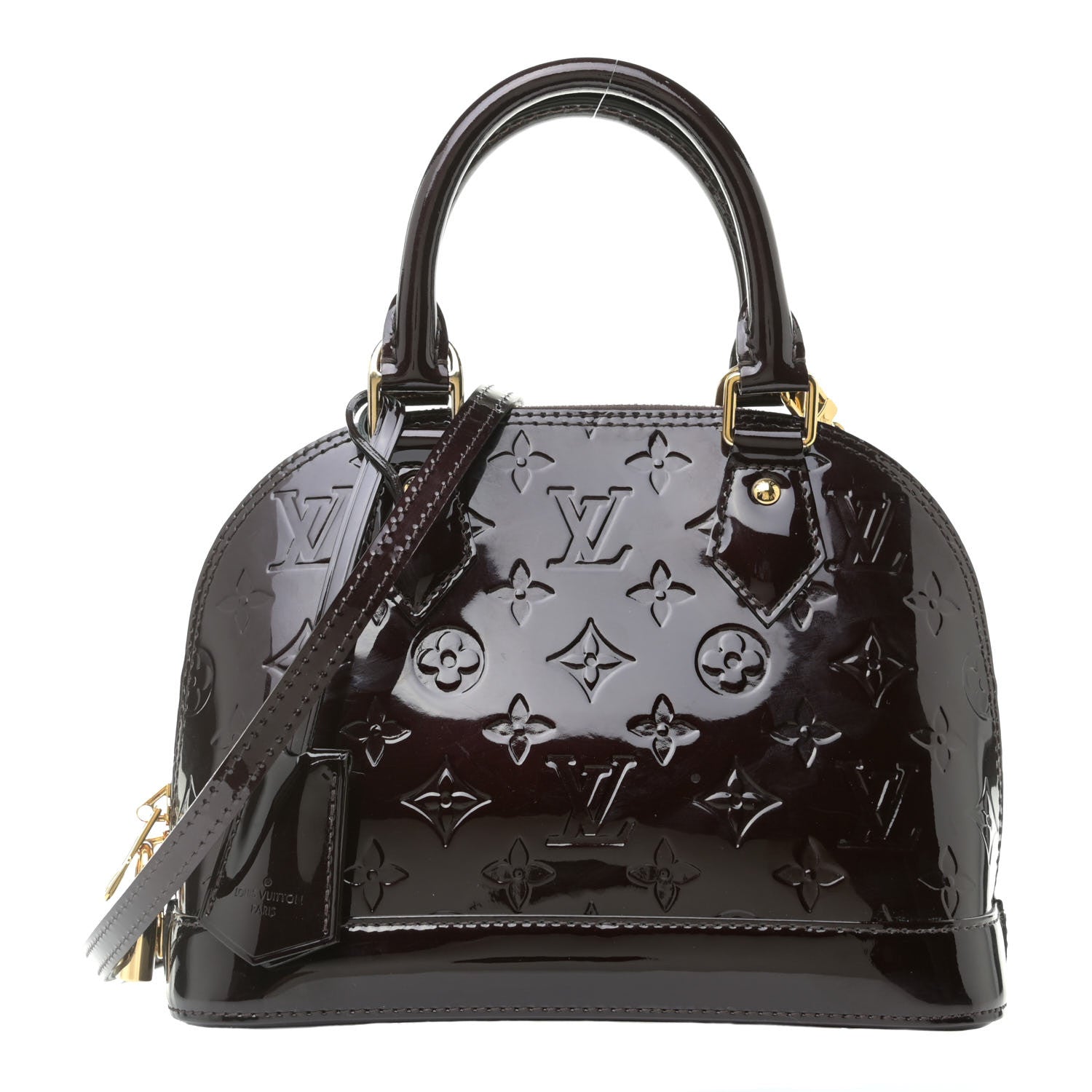 Louis Vuitton Vernis Alma BB Amarante 1 of 9