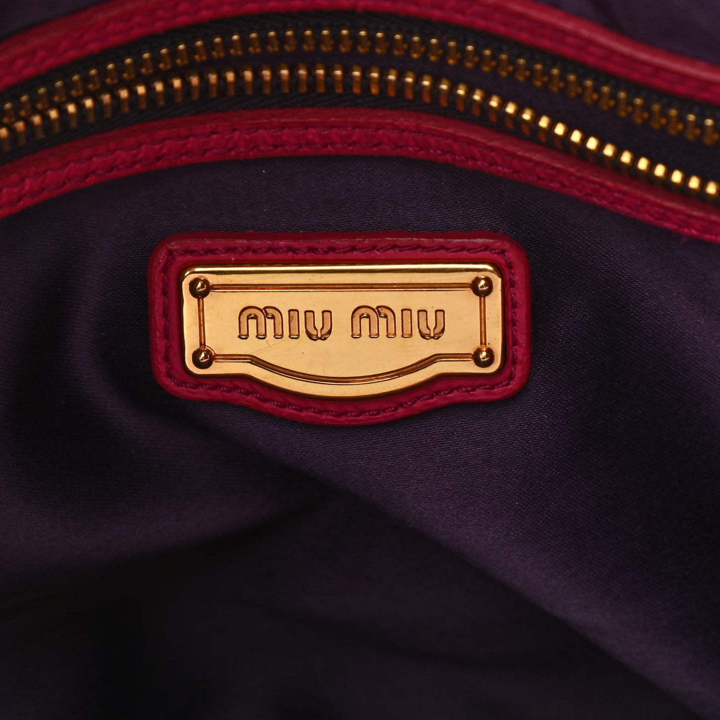 Matelasse Shoulder Bag Fuxia