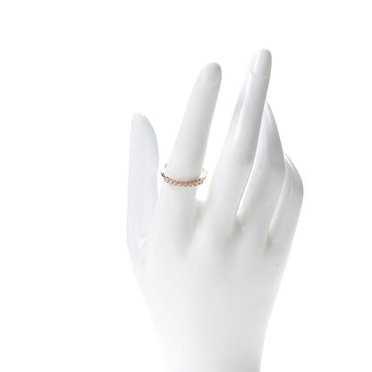 Tiffany 18K Rose Gold Diamond 2.2mm Half Circle Embrace Band Ring 57 8 2 of 6