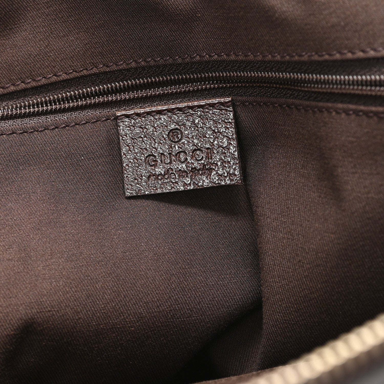 Gucci Monogram Medium Abbey Tote Brown 6 of 10