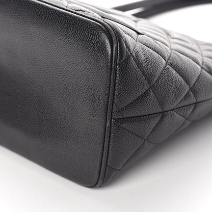 Chanel Caviar Quilted Medallion Tote Black 10 of 10