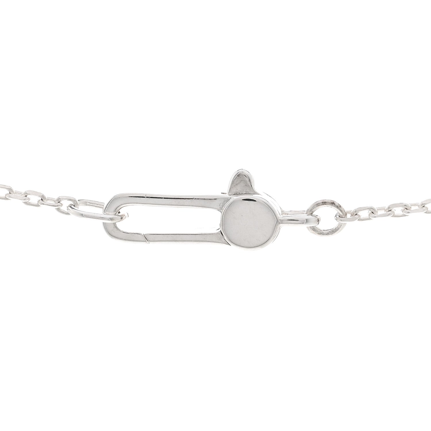 Gucci Sterling Silver Trademark Heart Pendant Necklace 5 of 6