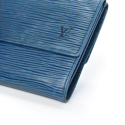 Louis Vuitton Epi Elise Wallet Cyan 8 of 11