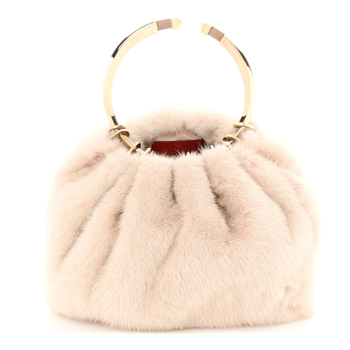 Mink Fur Clutch Pink