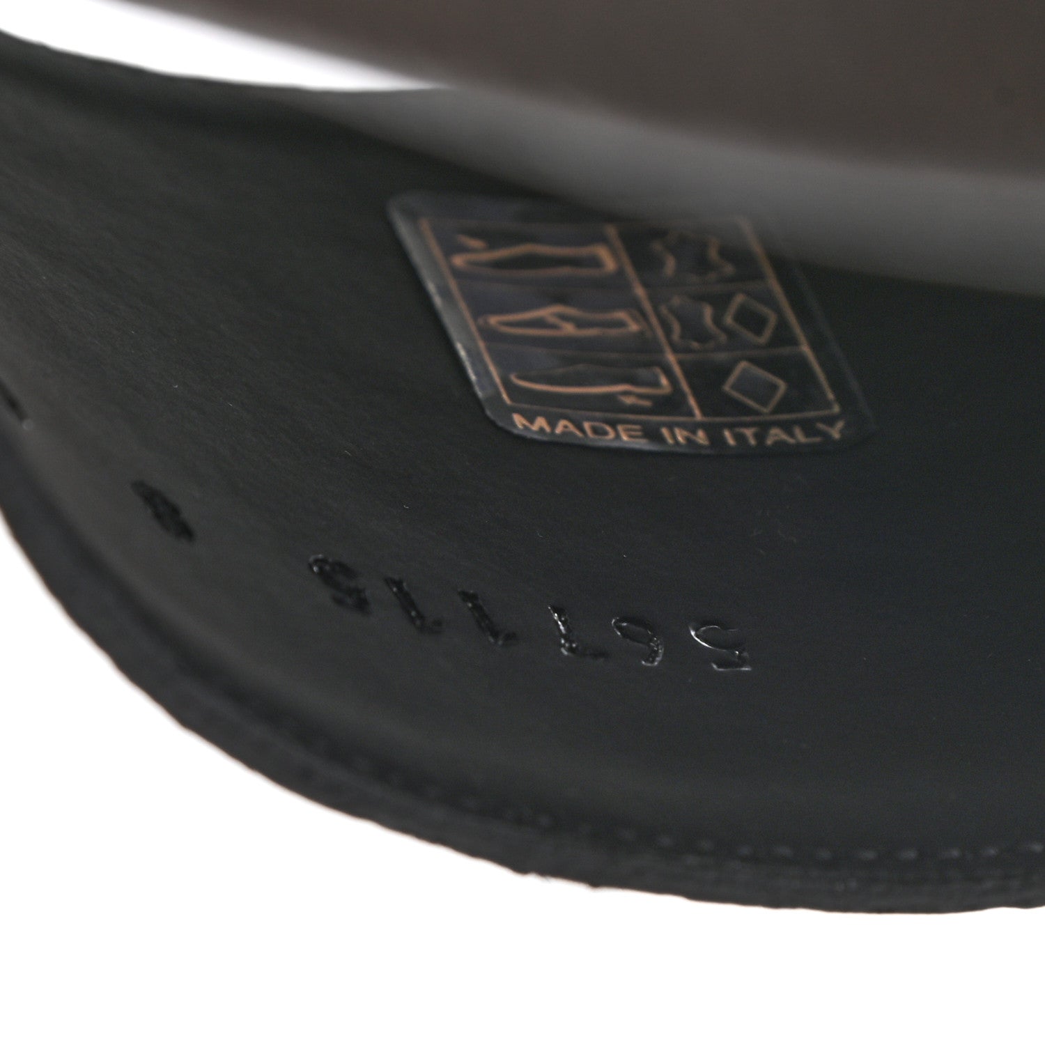 Gucci Microguccissima Mens Slide Sandals 8 Black 8 of 9