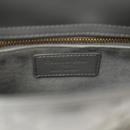 Christian Dior Patent Cannage Small Lady Dior Grey 6 of 9