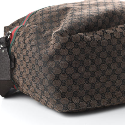 Gucci Monogram Web Large Carry On Duffle Bag 5 of 9