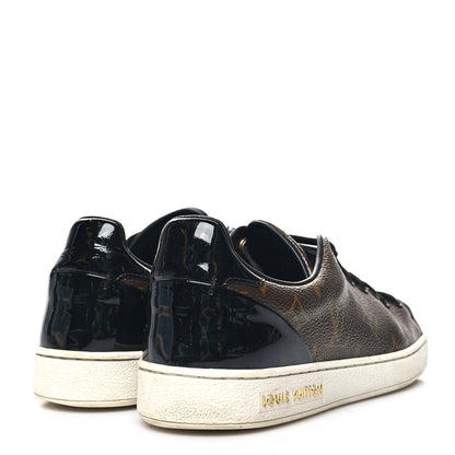 Louis Vuitton Patent Monogram Frontrow Sneakers 37 4 of 10
