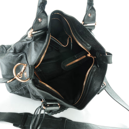 Balenciaga Agneau Giant 21 Rose Gold Hardware Velo Black 9 of 9