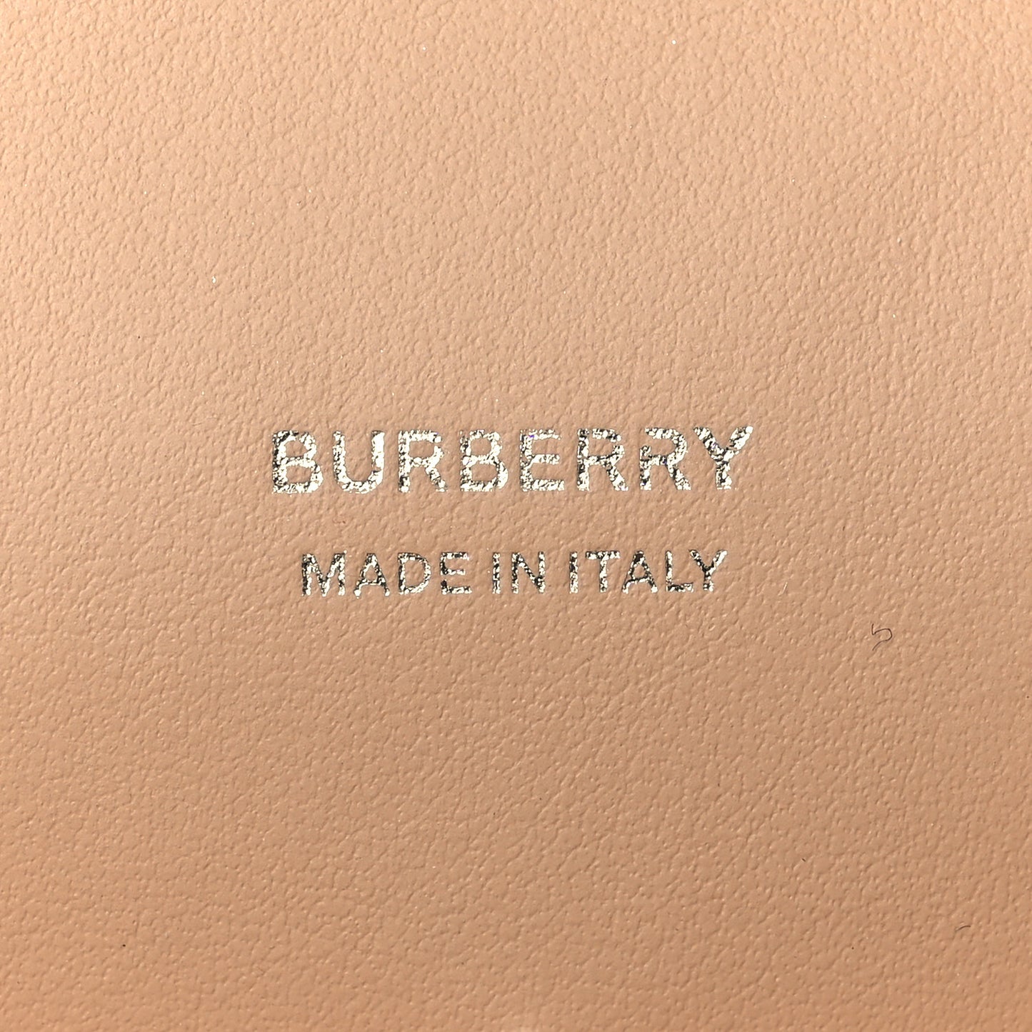 Metallic Calfskin Monogram TB Flat Crossbody Bag Gold