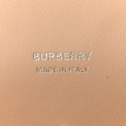 Burberry Metallic Calfskin Monogram TB Flat Crossbody Bag Gold 6 of 9
