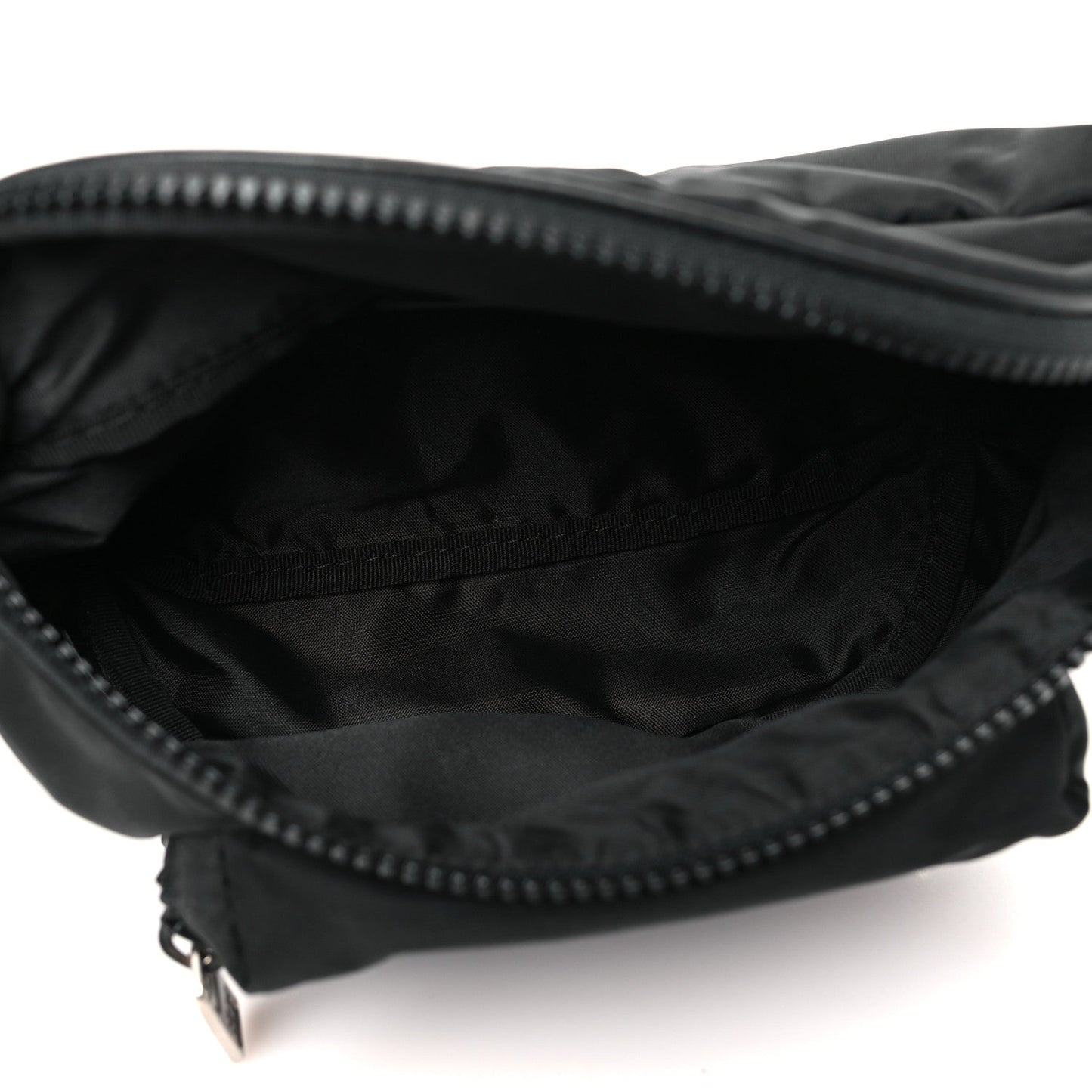 Nylon Logo Belt Bag Black