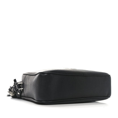 Saint Laurent Lambskin Monogram Small Lou Camera Bag Black 4 of 9