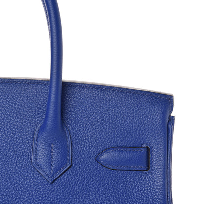Hermes Togo Birkin 30 Bleu Electrique 10 of 31
