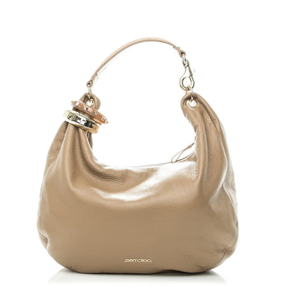 Jimmy Choo Deerskin Solar L Hobo Buff 1 of 7
