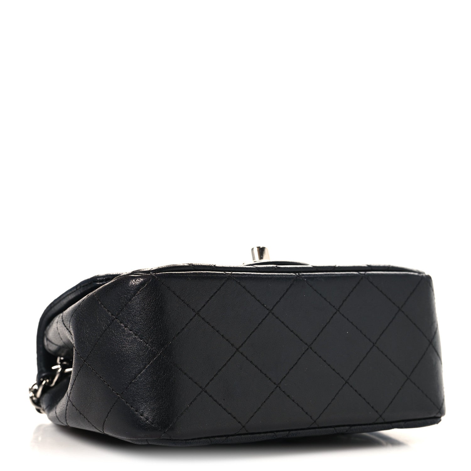 Chanel Lambskin Quilted Mini Square Flap Black 4 of 11