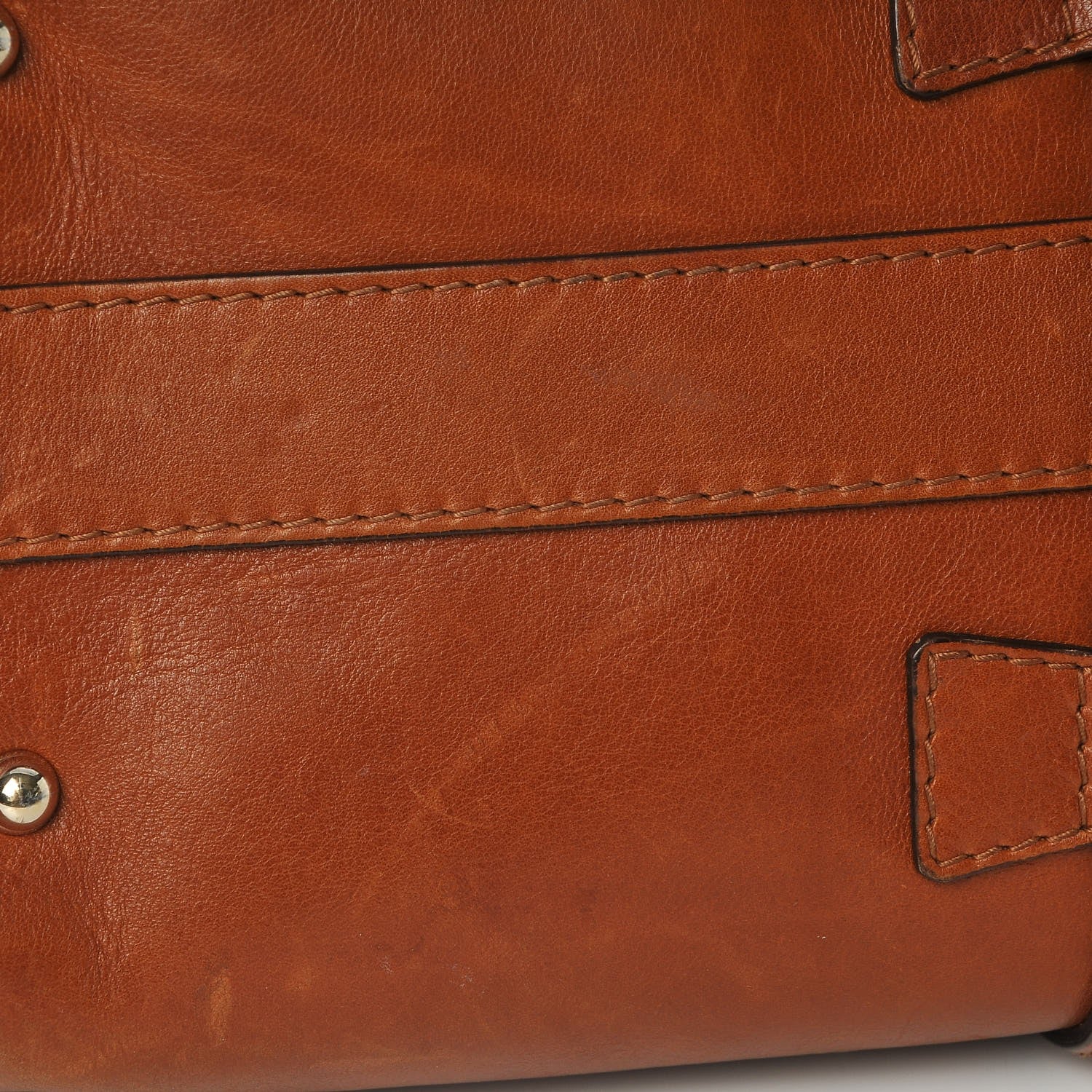 Gucci Calfskin Medium Stirrup Top Handle Bag 17 of 23
