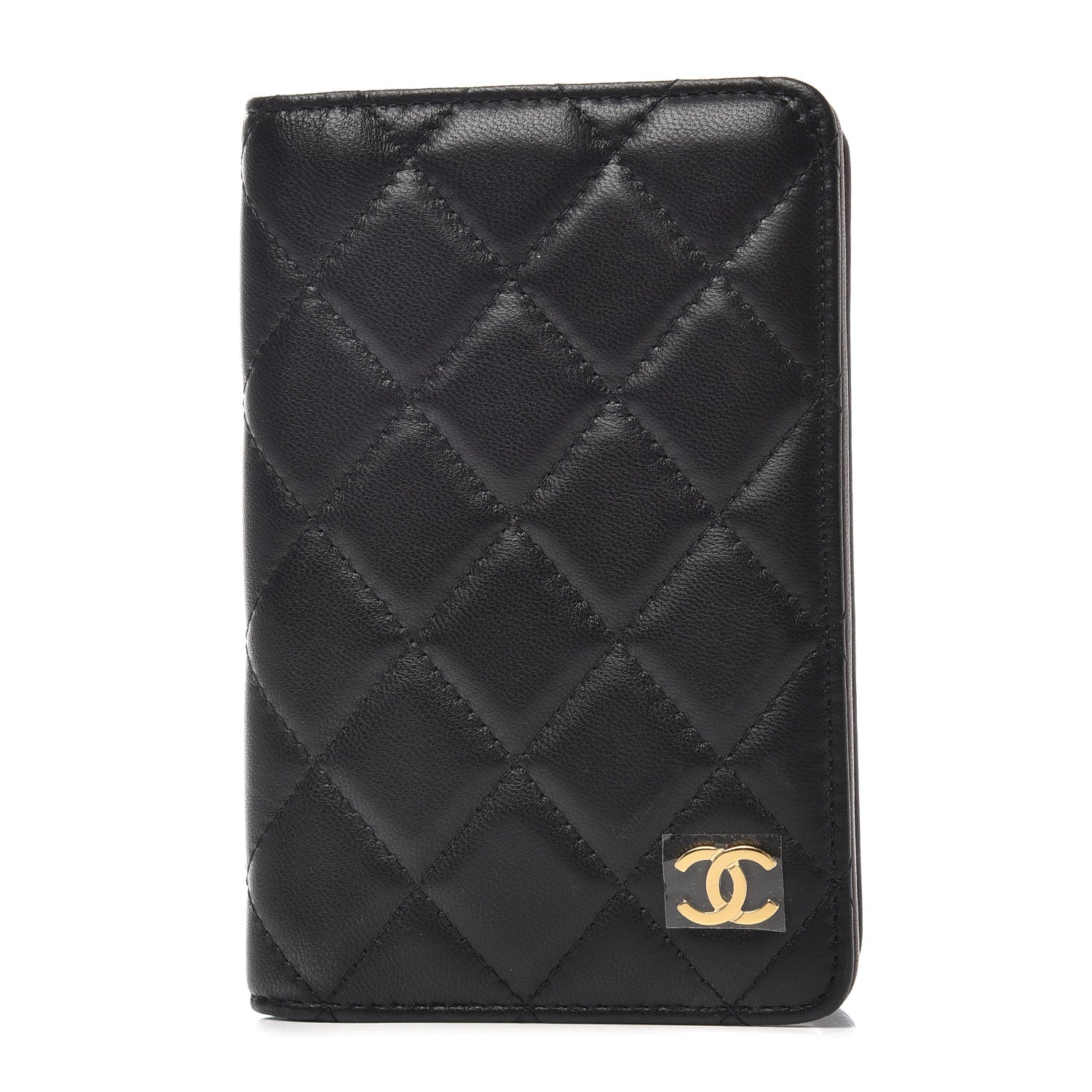 Chanel Lambskin Quilted Small Agenda Cover Black 1 of 8