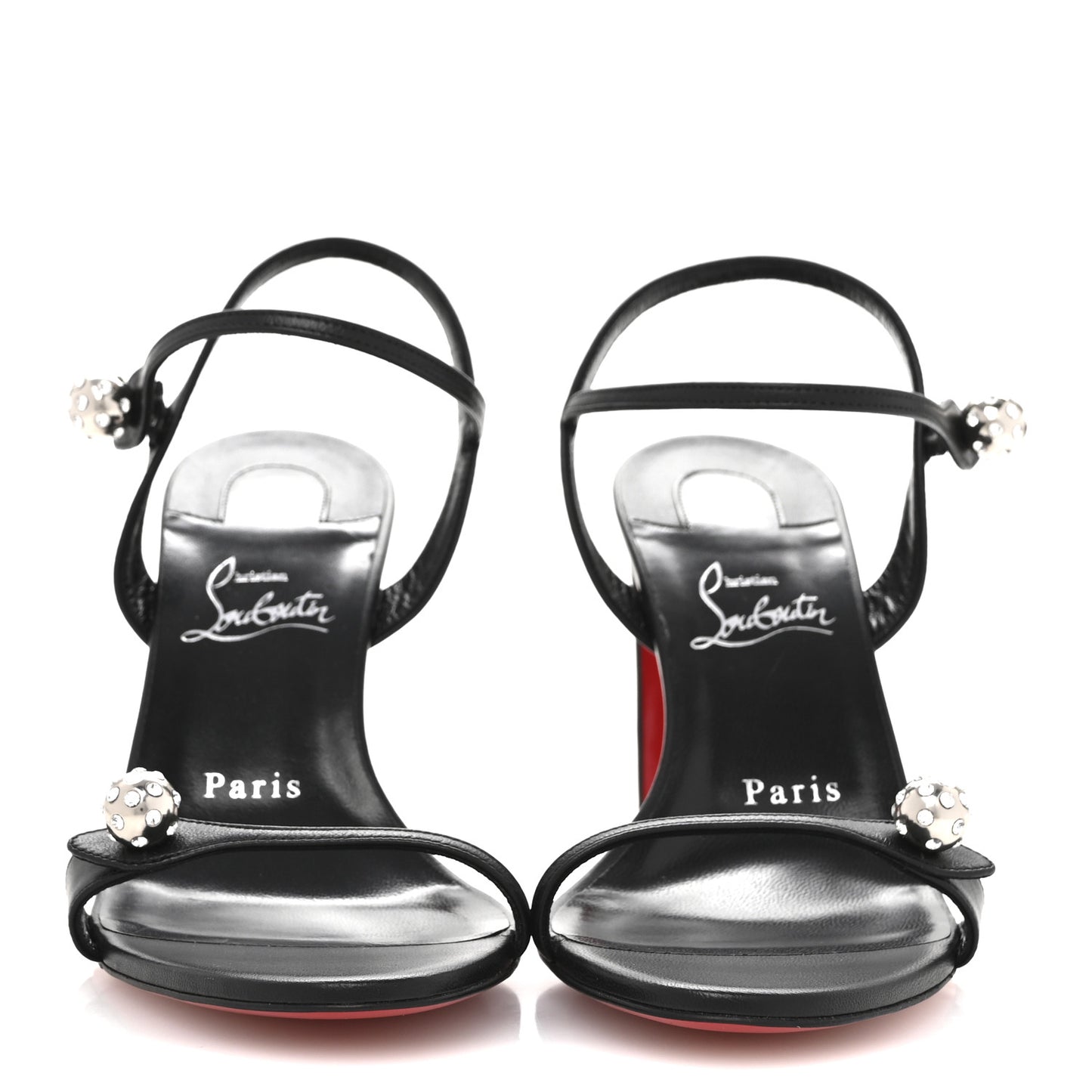 Nappa Atmospheria 85 Sandals 38.5 Black