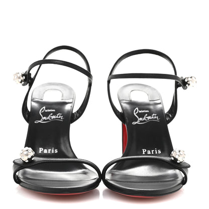 Christian Louboutin Nappa Atmospheria 85 Sandals 38.5 Black 3 of 8