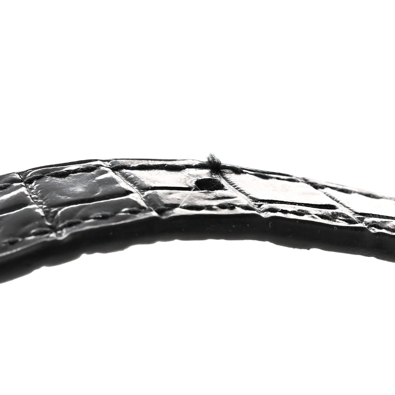 Saint Laurent Calfskin Crocodile Embossed Nano Sac De Jour Black 11 of 12