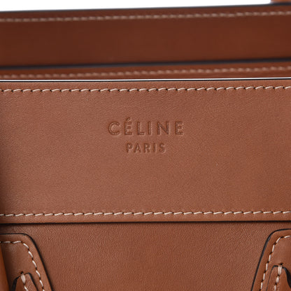 Celine Natural Calfskin Micro Luggage Tan 8 of 14