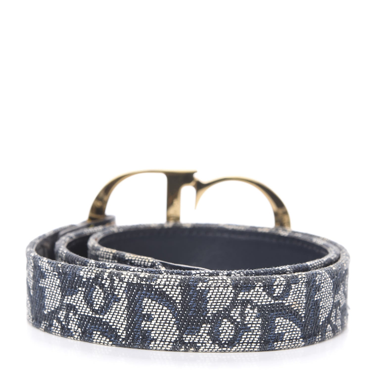 Christian Dior Monogram CD Belt Blue 2 of 3