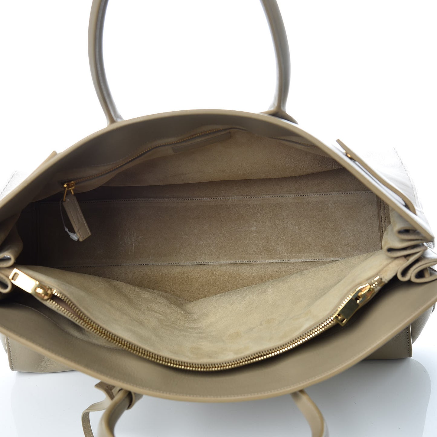 Calfskin Large Sac De Jour Carryall Beige