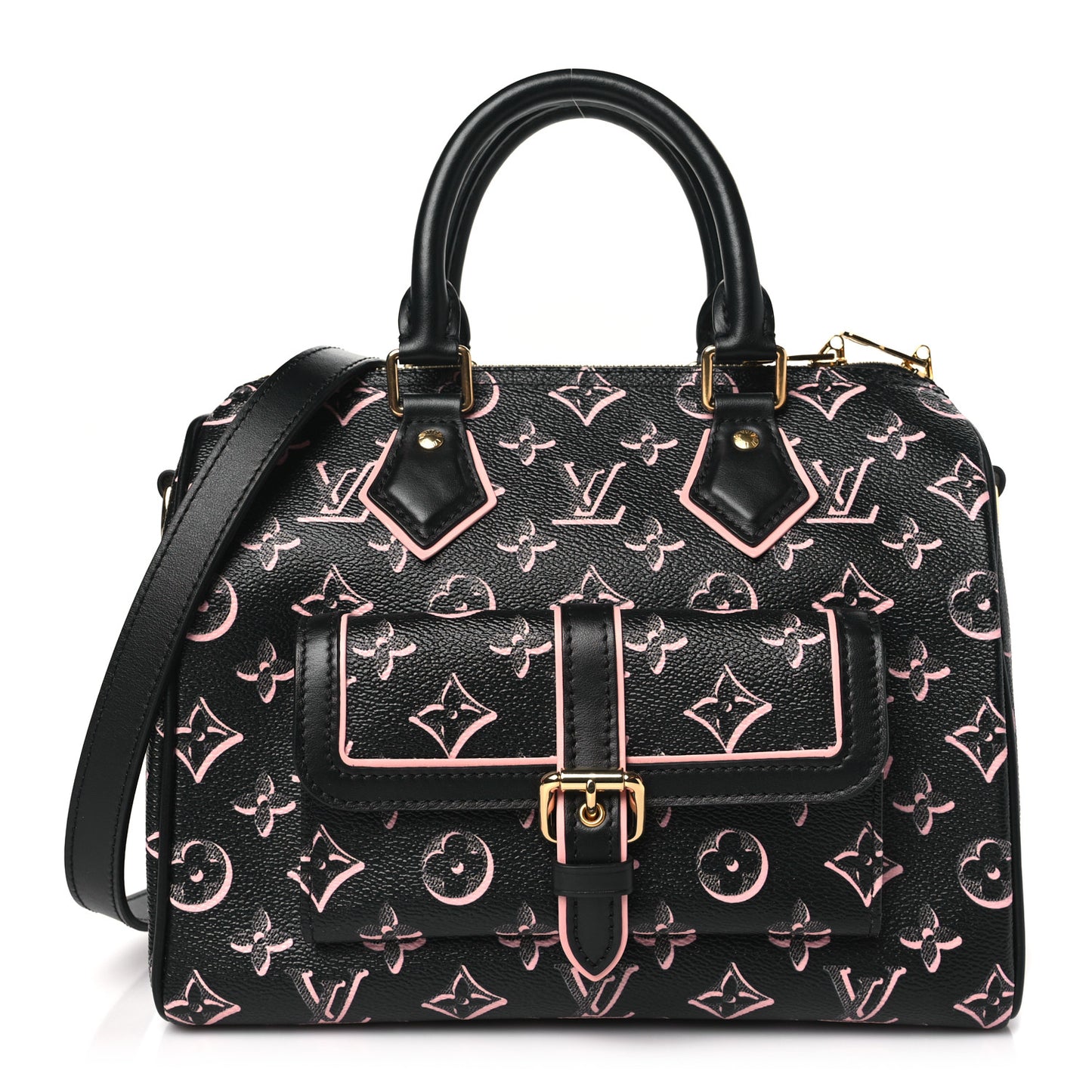 Monogram Fall for You Speedy Bandouliere 25 Black