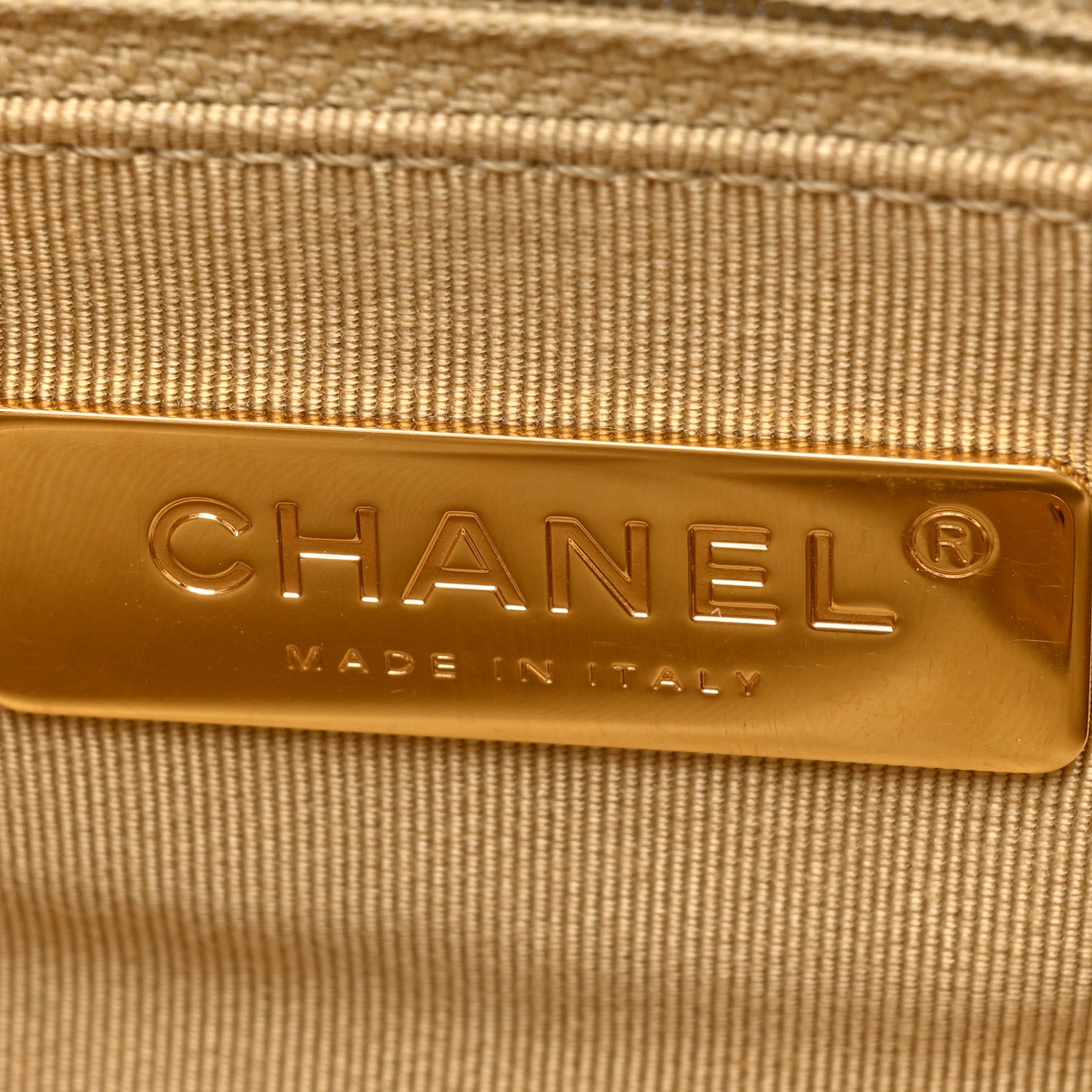 Chanel Metallic Goatskin Quilted Large Chanel 19 Flap Gold 6 of 14